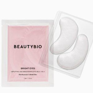 BEAUTYBIO Bright Eyes colloidal silver collagen eye masks 8 pair